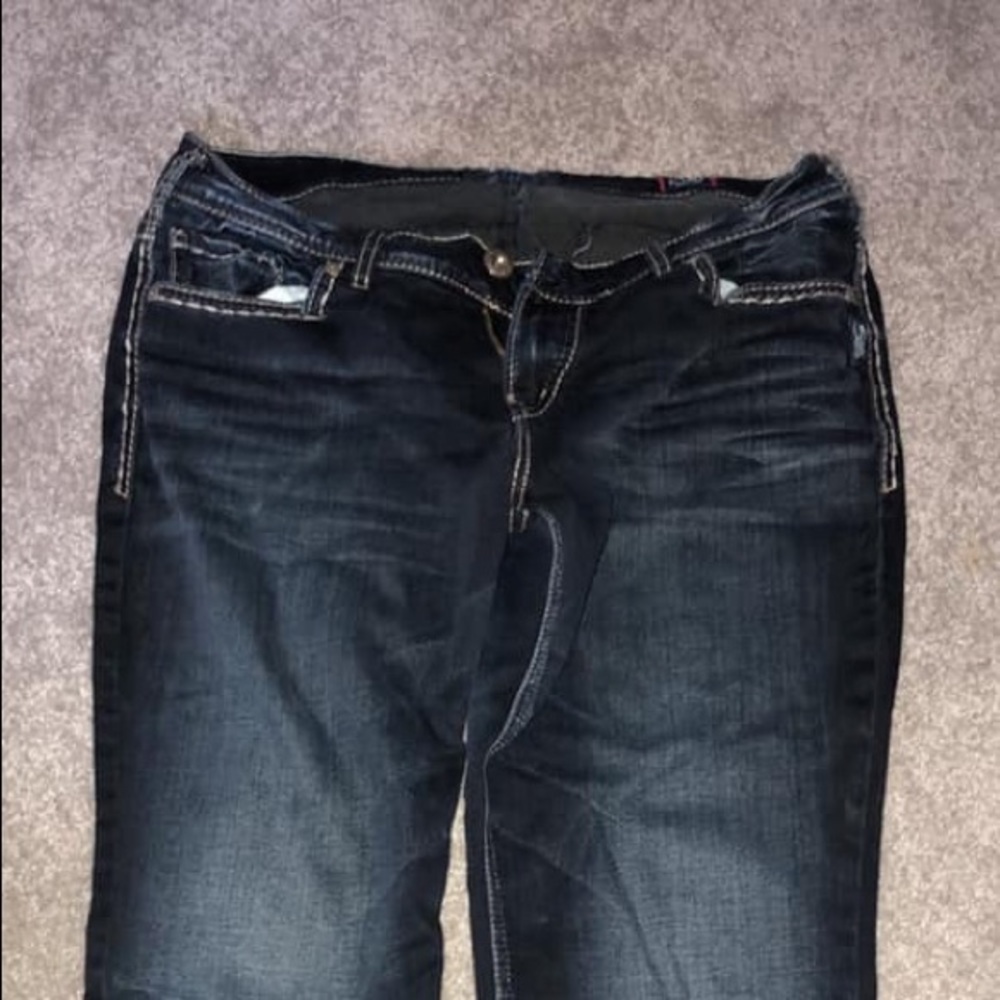 Silver jeans
